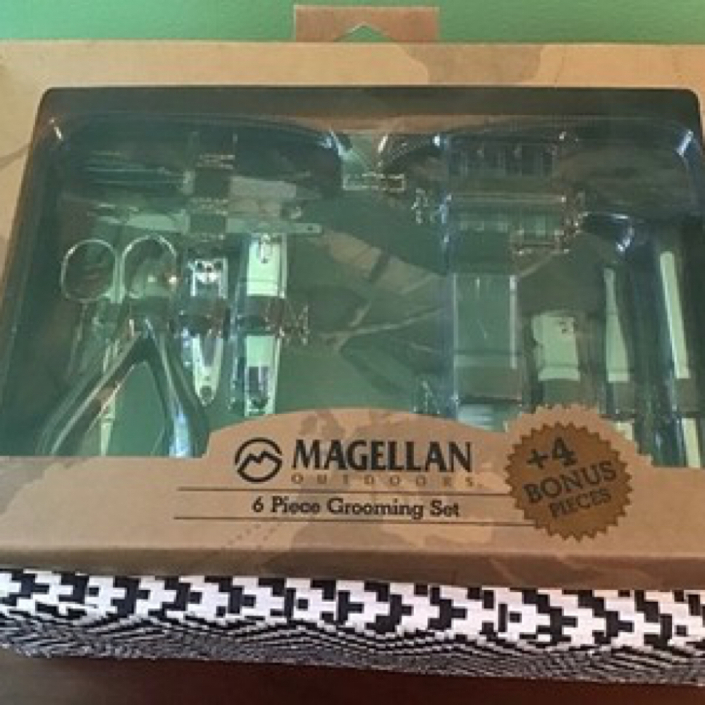 Magellan‎ Outdoors 6 Piece Grooming Set with Bonus Pieces